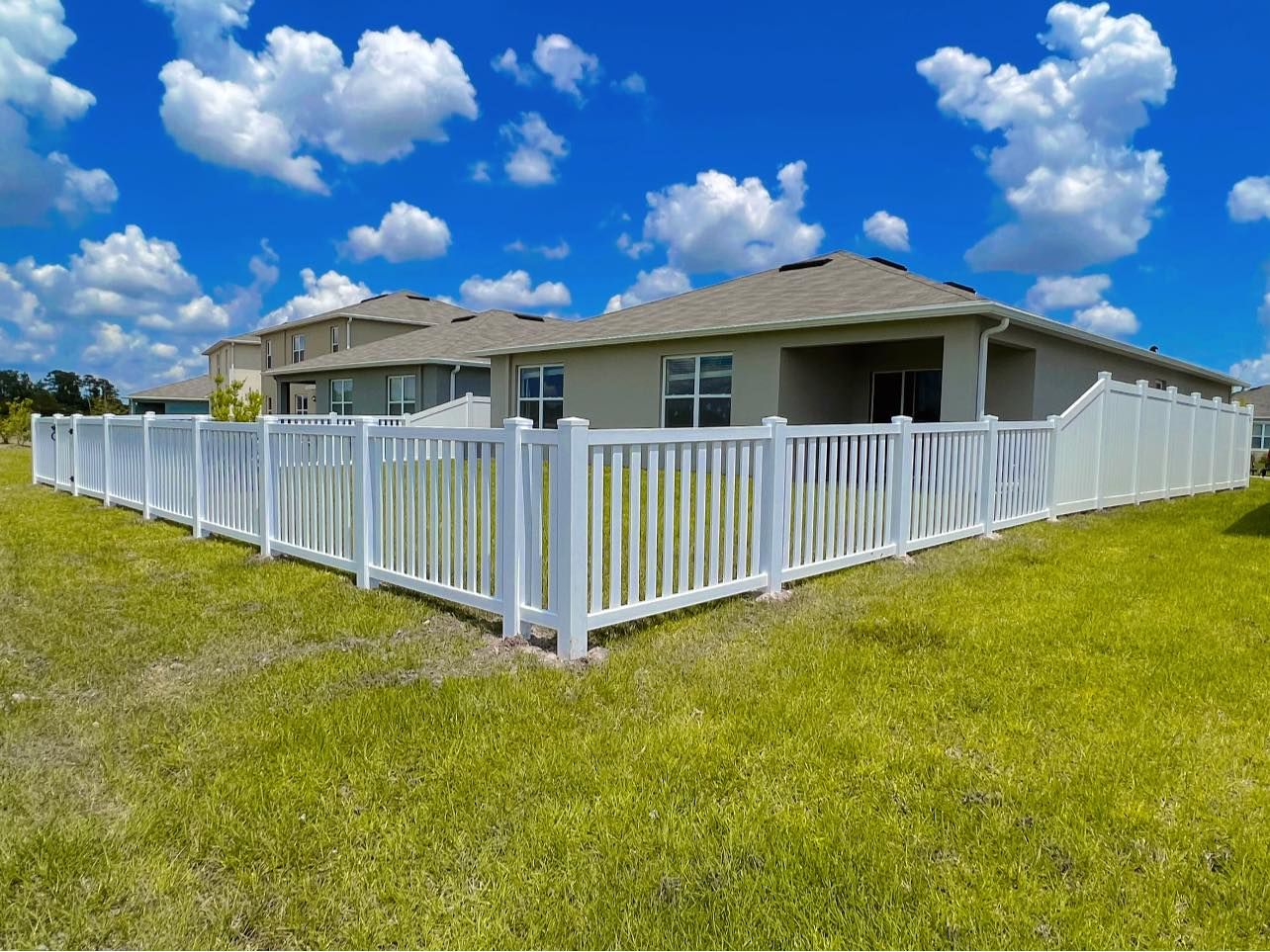 Premium White Vinyl Privacy Fence